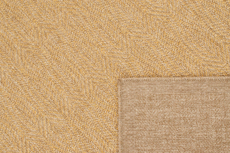 Tapis Aspect Jute Nature 8877 - Jaune - Nazar - The Bradery