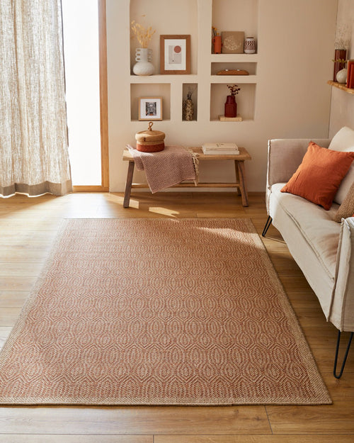 Tapis Aspect Jute Nature 8877 - Terra - Nazar - The Bradery