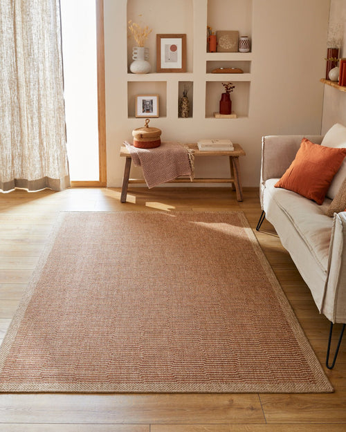 Tapis Aspect Jute Nature 8878 - Terra - Nazar - The Bradery