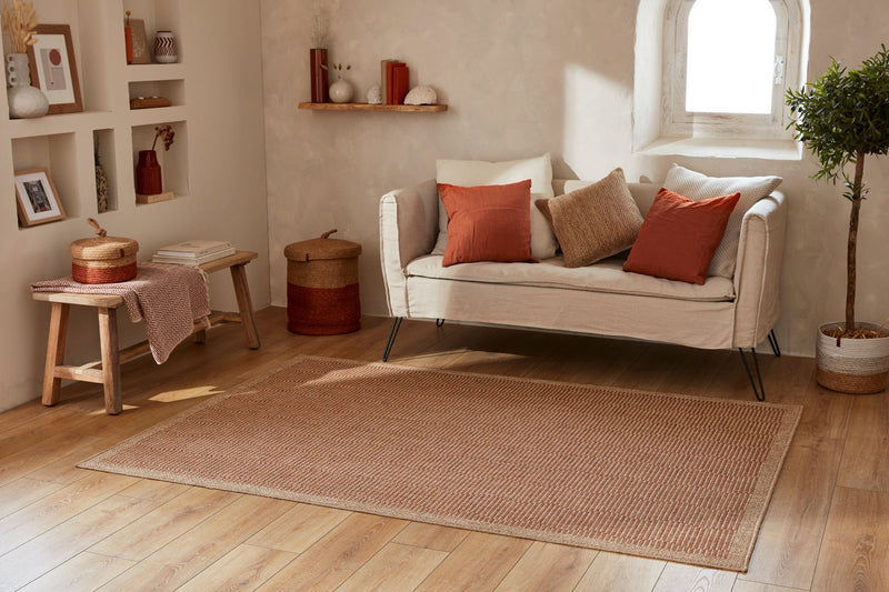 Tapis Aspect Jute Nature 8878 - Terra - Nazar - The Bradery