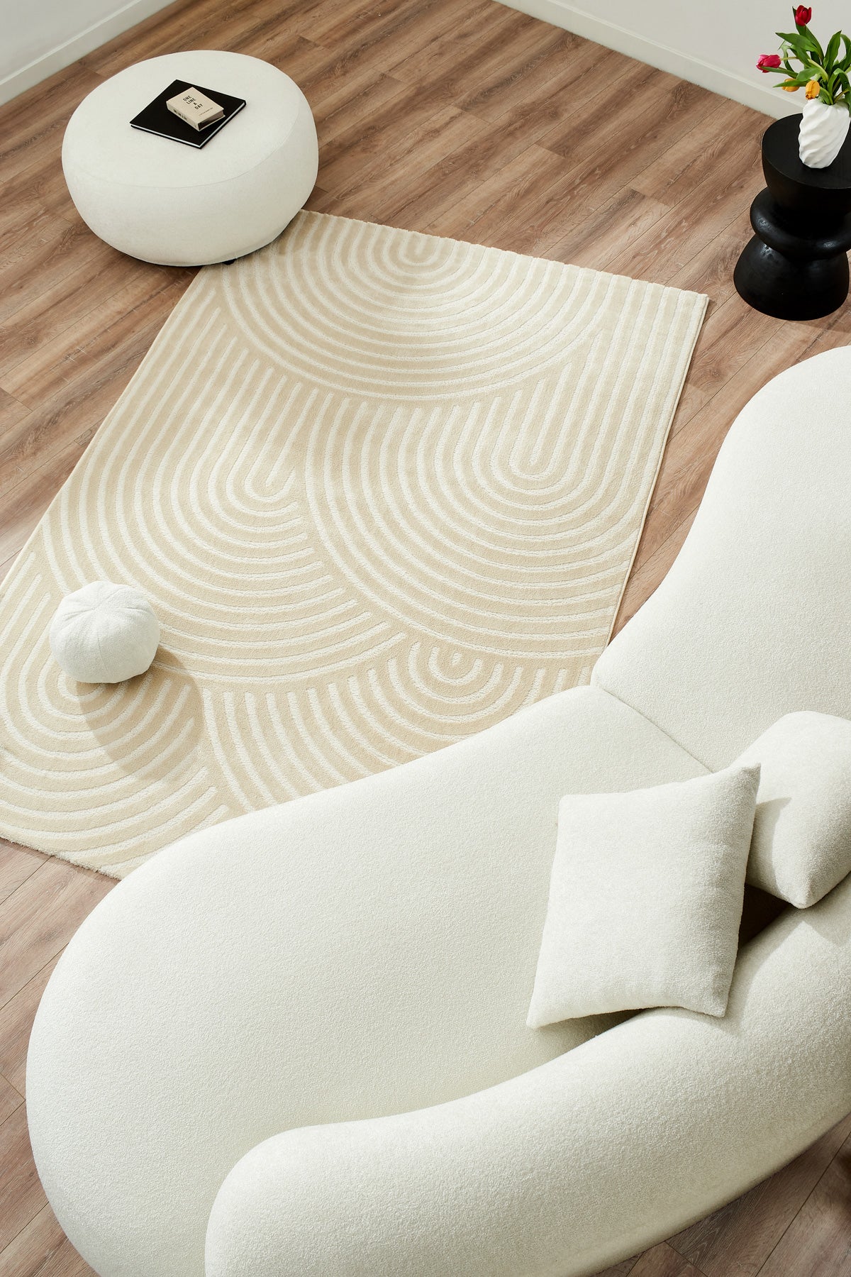Tapis Bianca 157 - Crème - Nazar - The Bradery