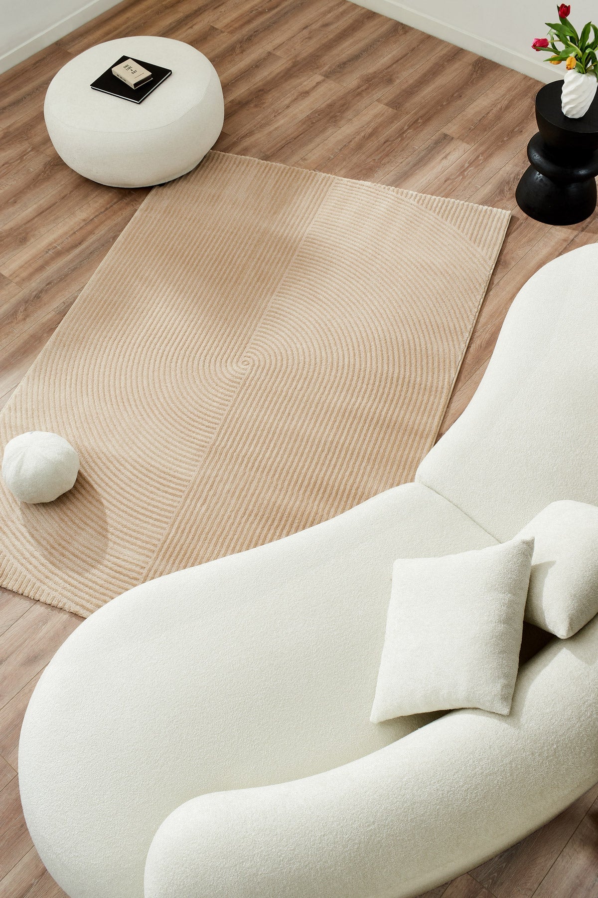 Tapis Bianca 159 - Beige - Nazar - The Bradery