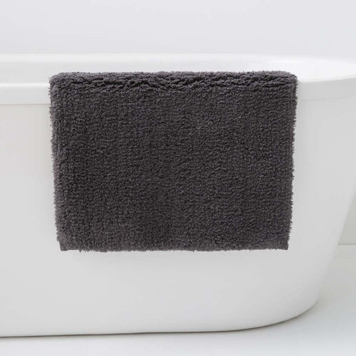 Tapis De Bain En Coton - Graphite - MOST - The Bradery