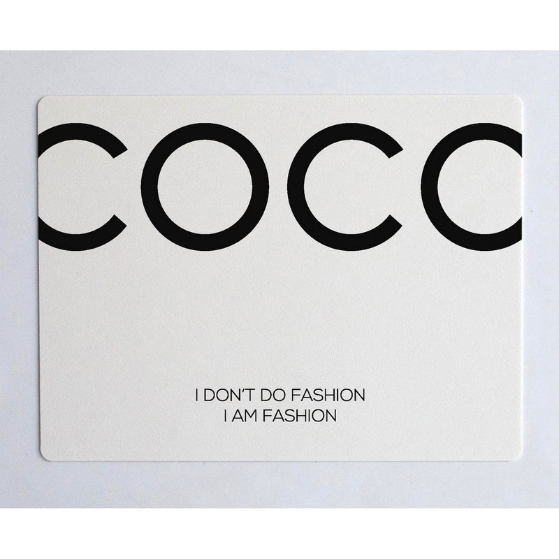 Tapis De Bureau - Coco Chanel - Really Nice Things - The Bradery