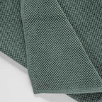 Tapis De Bain - En Coton Bouclé - Vert Bouteille