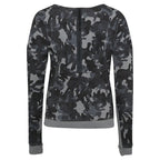 Tech Fleece Crew Aop - Women's Textile Sweatshirt - Gray WOMEN'S TEXTILE SWEATSHIRT Nike