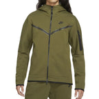 Tech Fleece Full Zip Hoodies - Jacket Homme Textile - Kaki JACKET HOMME TEXTILE Nike