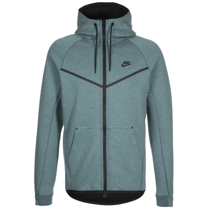 Tech Fleece Fz Hoodie. - Men's Textile Jacket - Blue MEN'S TEXTILE JACKET Nike