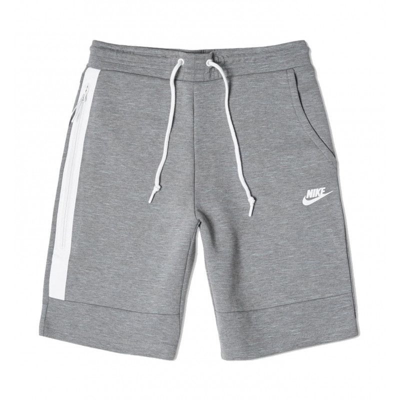 Tech Fleece - Men's Textile Shorts - Gray MEN'S TEXTILE SHORTS Nike