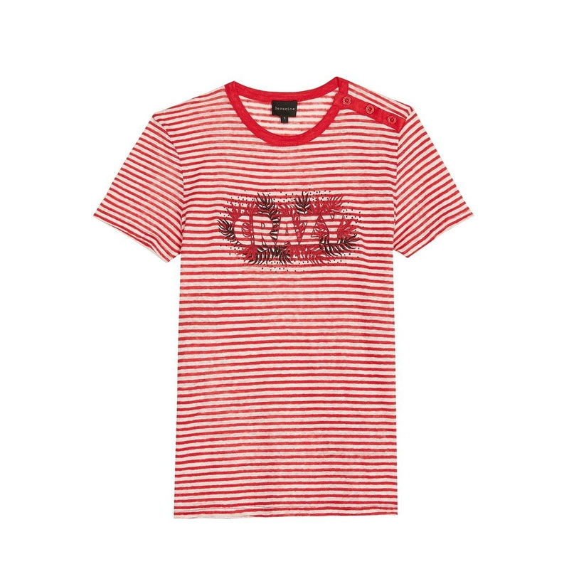 Tee Shirt 06Agatha1Ts - Off White-Red Shirts And Tops Berenice