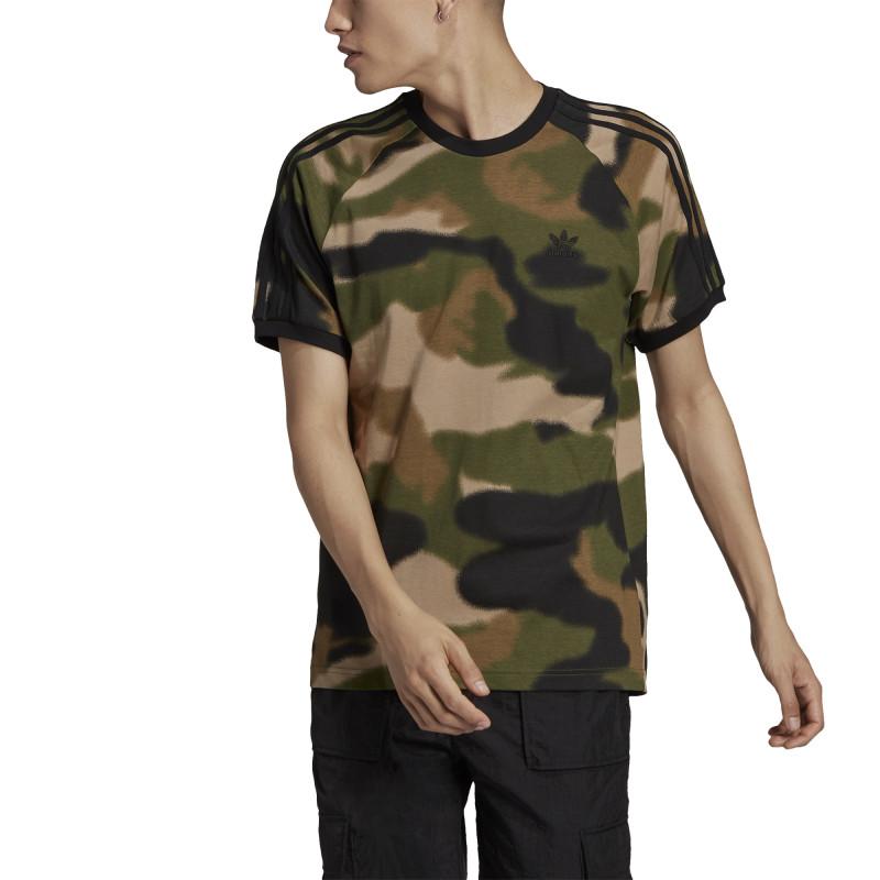 Adidas Originals Camo 3-Stripes T-Shirt - Camo - Men Adidas CLOTHING