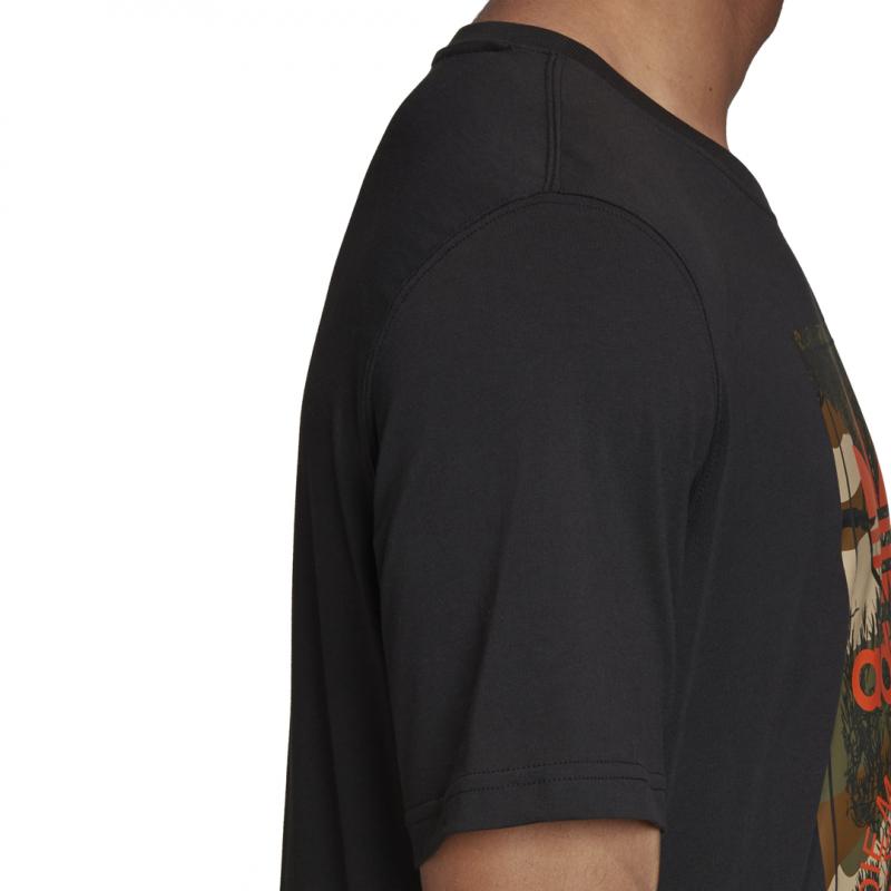 Tee-Shirt Adidas Originals Camo Tongue - Noir - Homme VETEMENT Adidas
