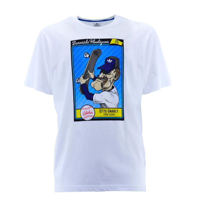 Adidas Originals Otto Gnarly T-Shirt - White - Men Adidas CLOTHING