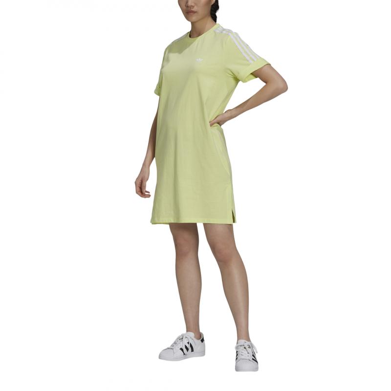 Camiseta Adidas Originals Tee Dress - Amarillo - Mujer - Adidas - The Bradery