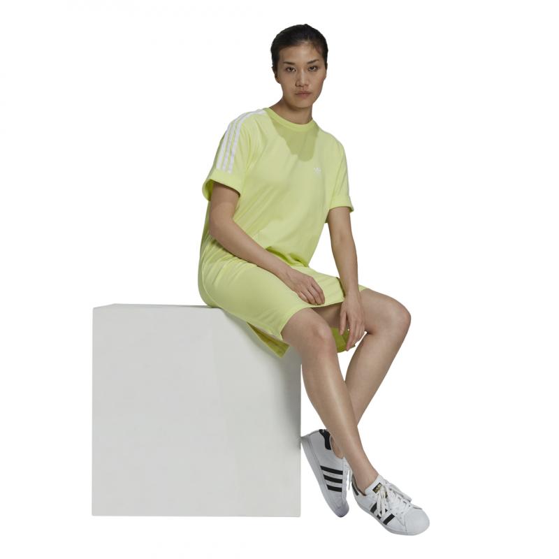Camiseta Adidas Originals Tee Dress - Amarillo - Mujer - Adidas - The Bradery