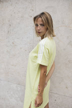 Camiseta Adidas Originals Tee Dress - Amarillo - Mujer - Adidas - The Bradery