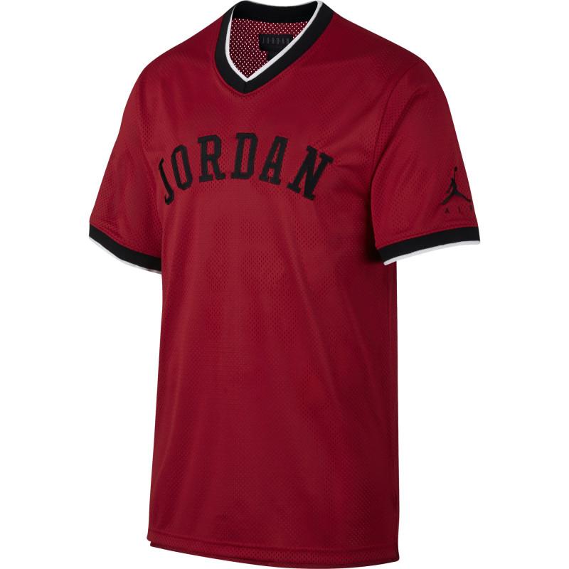 Nike Jordan Jumpman Air Mesh T-Shirt - Red - Men NIKE MEN'S T-SHIRT TEXTILE Nike