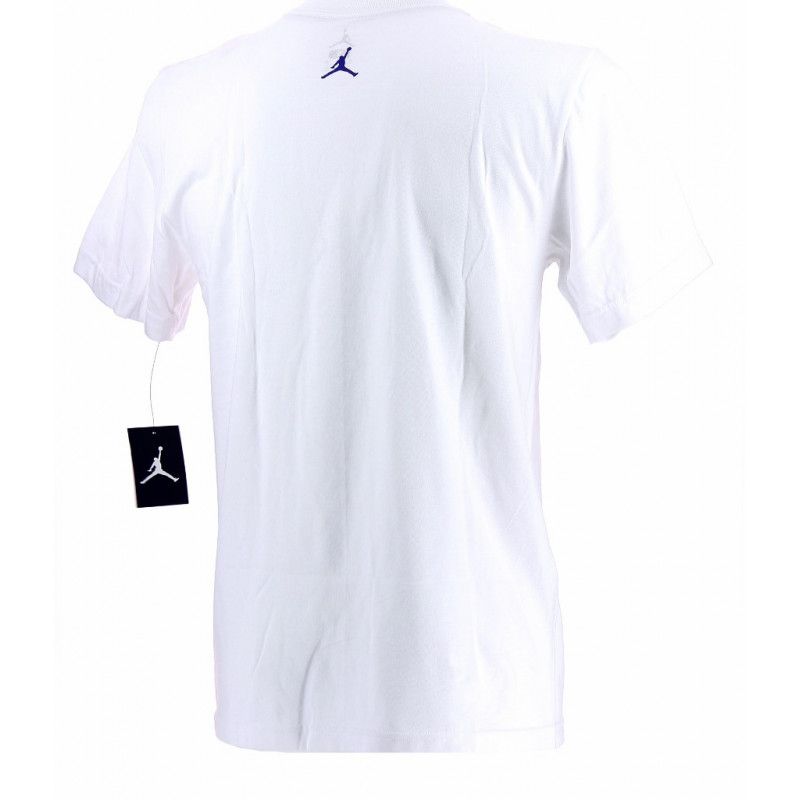 Tee-Shirt Nike Jordan Retro 5 Grapes - Blanc
