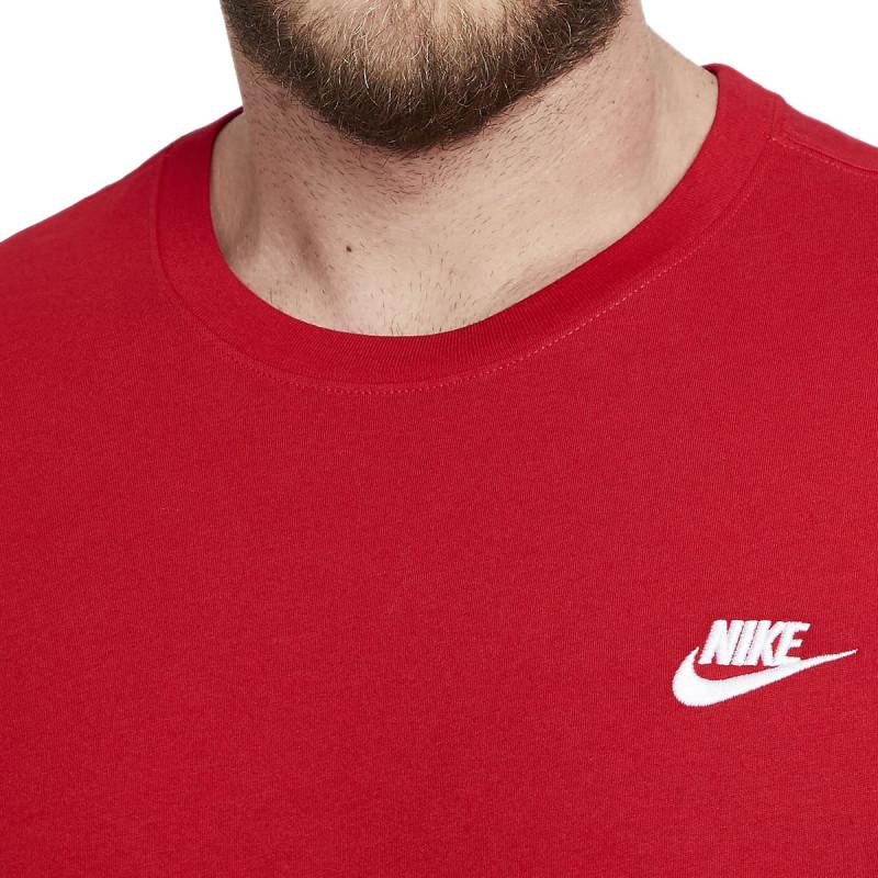 Tee-Shirt Nike Sportswear Club - Rouge - Homme NIKE TEE-SHIRT HOMME TEXTILE Nike