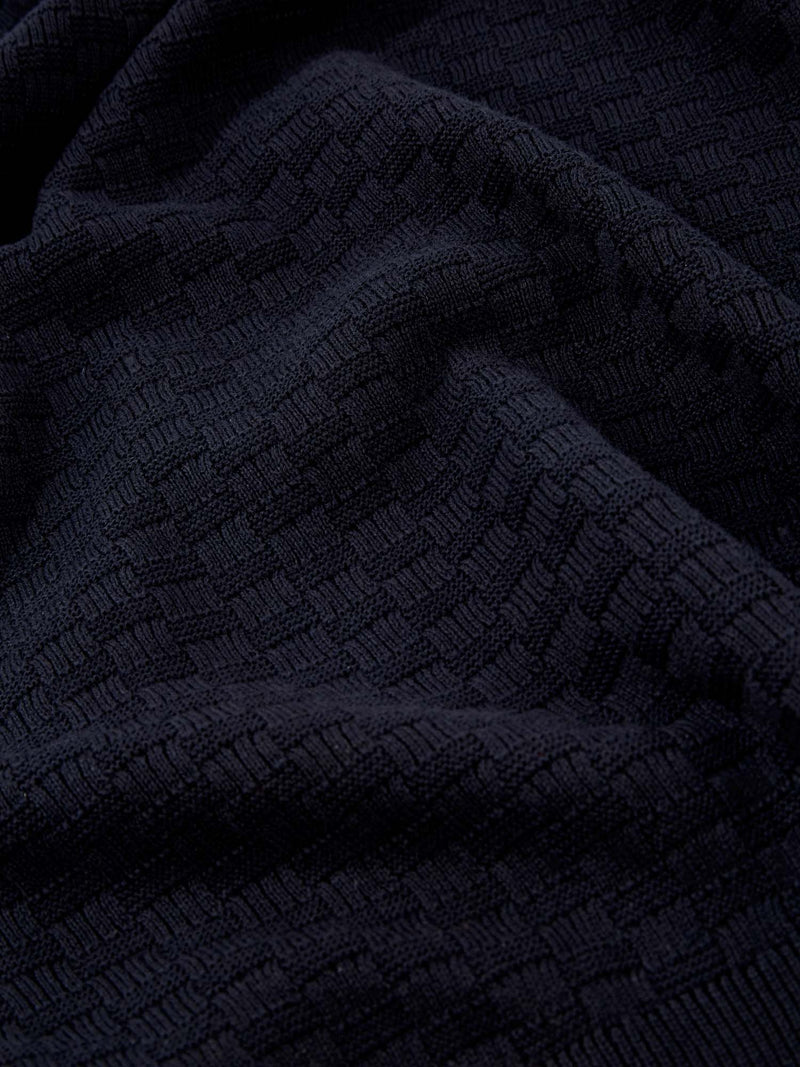 Textured Front Crew Jumper Knitwear Ben Sherman