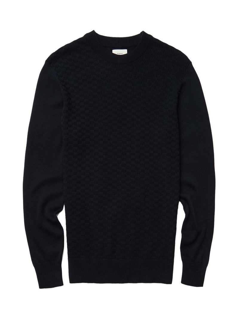 Textured Front Crew Jumper Knitwear Ben Sherman