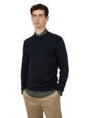 Textured Front Crew Jumper Knitwear Ben Sherman