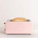 Toast Retro - Grand Grille Pain À Fentes Larges - Rose Pastel