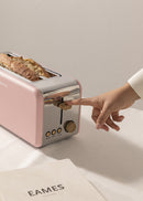 Toast Retro - Grand Grille Pain À Fentes Larges - Rose Pastel