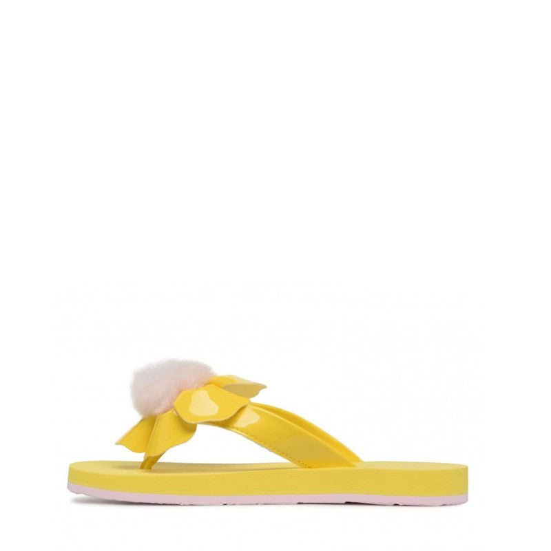 Ugg Poppy Flip Flops Kids - Yellow - Kids - ugg2 - The Bradery