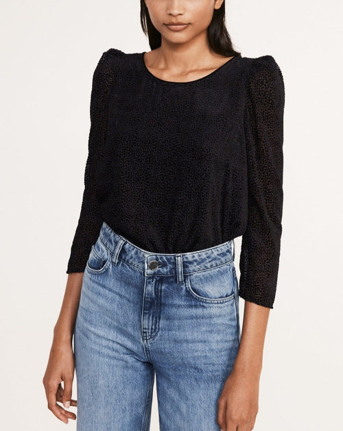 Top Ban Terciopelo - Bicolor - Claudie Pierlot - The Bradery