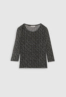 Top Banc Lurex - Print Fonce - Claudie Pierlot - The Bradery