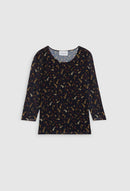 Claudie Pierlot Top Bench Pampa - Print Fonce - - The Bradery