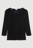 Top Banc Plissee - Noir - Claudie Pierlot - The Bradery