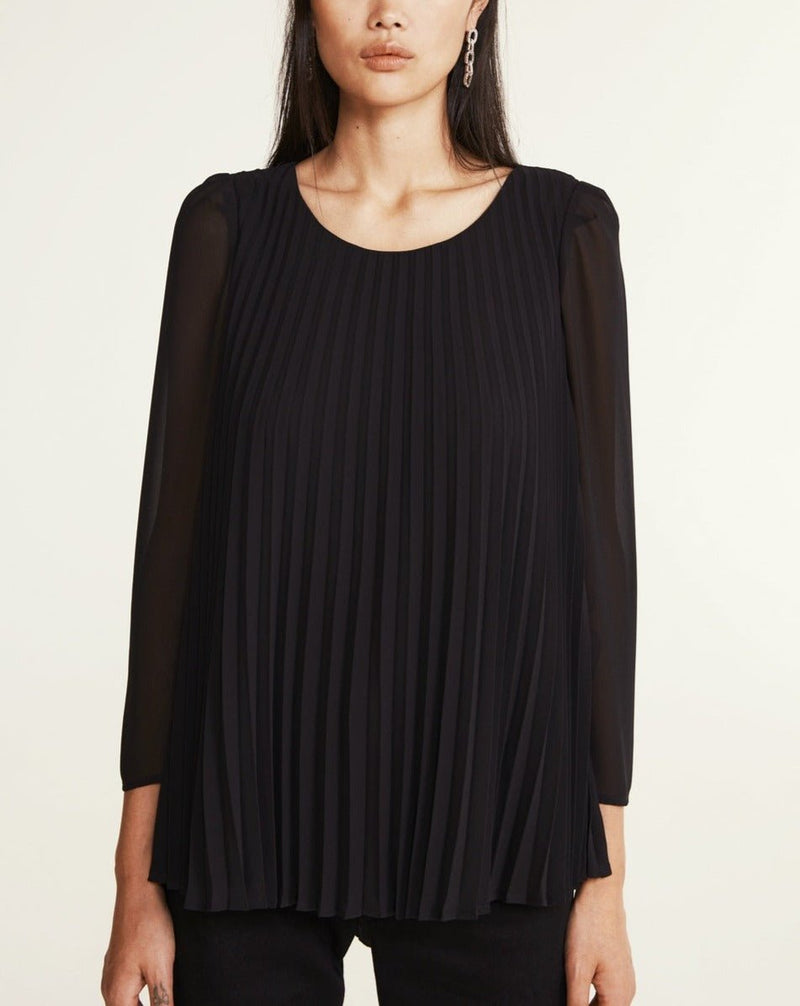 Top Banc Plissee - Black - Claudie Pierlot - The Bradery