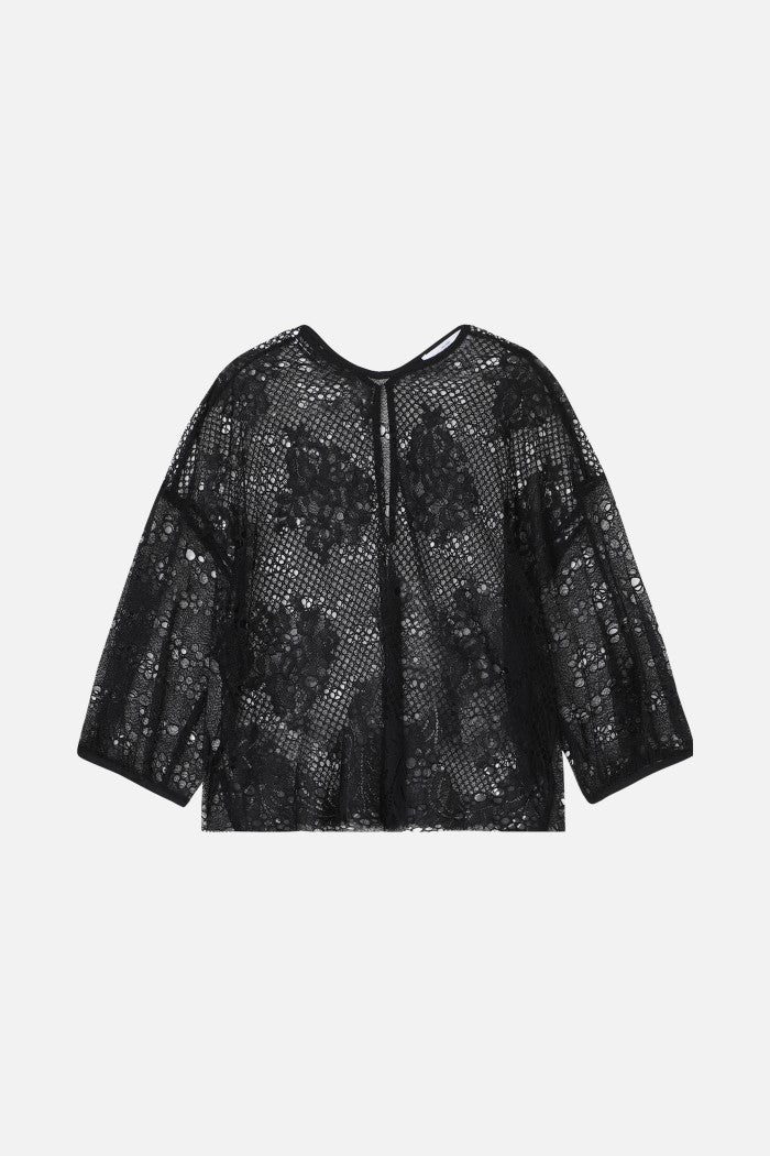 Girl Bulle Top - Noir