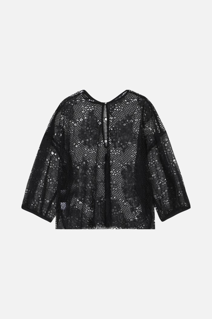 Girl Bulle Top - Noir