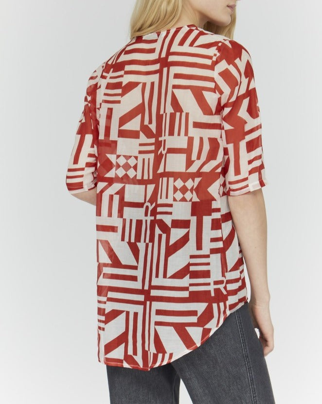 Top Martial Edith - Rojo Lipstick