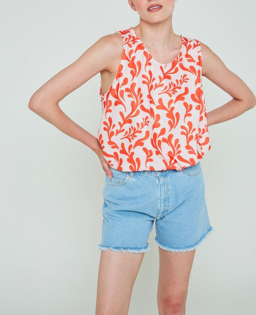 Theodore Tiki Top - Naranja - Modetrotter - The Bradery