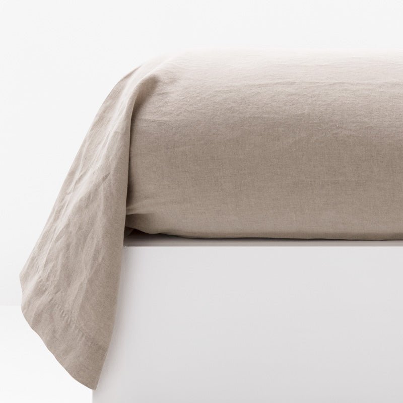 Bolster Case - In Natural Washed Linen