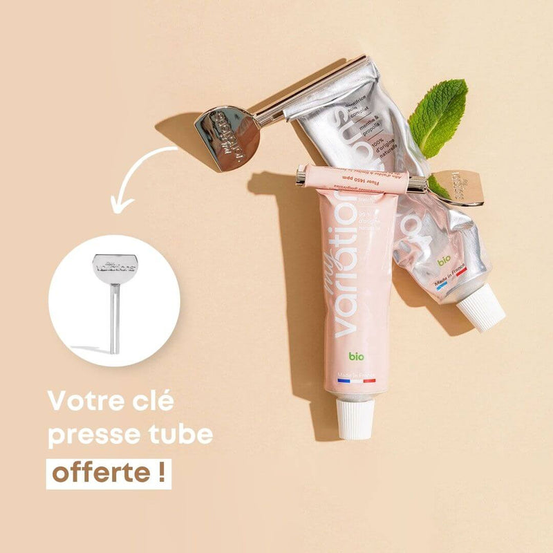 Trio Dentifrices Blancheur + Clé Presse-Tube - MyVariations - The Bradery