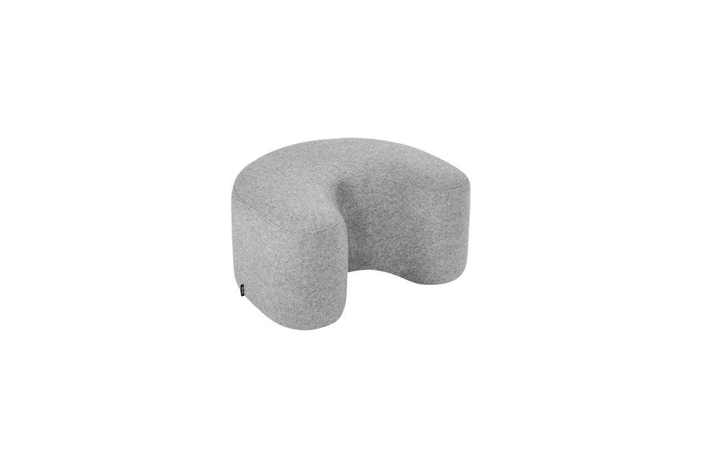 Ü Pouf - Laine grise universelle Meubles Noo.ma design