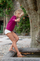 Valentine Plum - Bordeaux - Fille T-SHIRTS ANTI UV Canopea