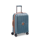 Valise Cabine 4x2 Doubles Roues - St Tropez - 55Cm - Bleu - Delsey Paris - The Bradery