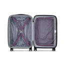 Valise Cabine Air Armour Valise Extensible Cabine 4 Doubles Roues 55Cm - Violet Valises Cabine Delsey