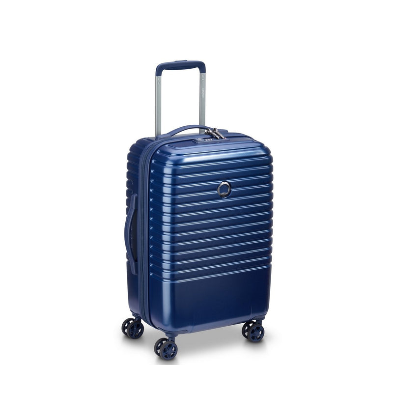 Valise Cabine - Caumartin Plus - 55 Cm - Bleu - Delsey Paris - The Bradery