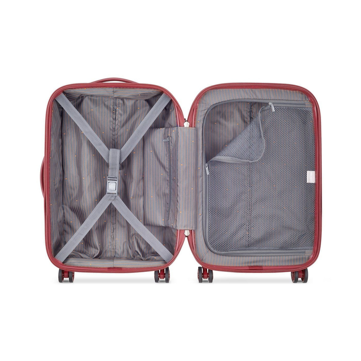 Valise Cabine - Caumartin Plus - 55 Cm - Rouge - Delsey Paris - The Bradery