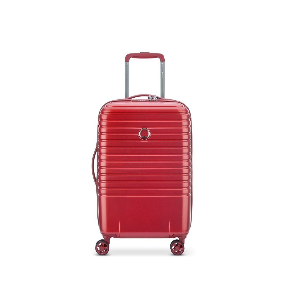 Valise Cabine - Caumartin Plus - 55 Cm - Rouge - Delsey Paris - The Bradery