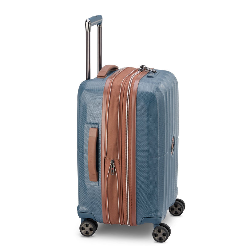 Valise Cabine Extensible - St Tropez - 55 Cm - Bleu - Delsey Paris - The Bradery