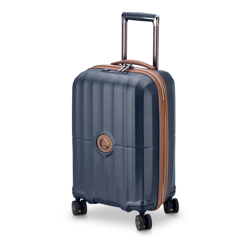 Valise Cabine Extensible - St Tropez - 55 Cm - Bleu - Delsey Paris - The Bradery