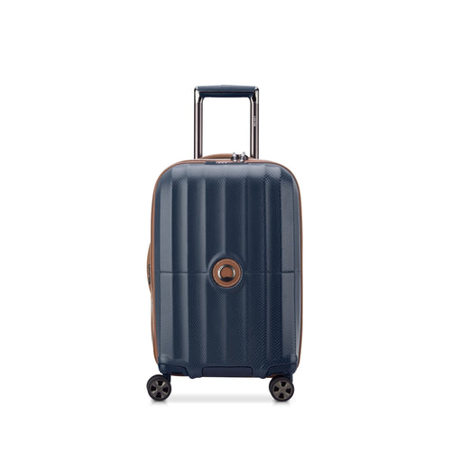 Valise Cabine Extensible - St Tropez - 55 Cm - Bleu - Delsey Paris - The Bradery